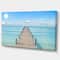 Designart - Pier Infinite to the Sea - Seascape Canvas Art Print